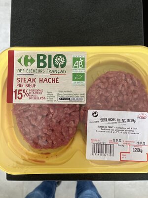 Steak haché pur bœuf 15% MG - Produit