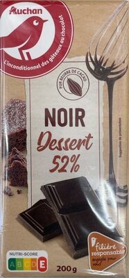 Noir dessert 52% - Produit