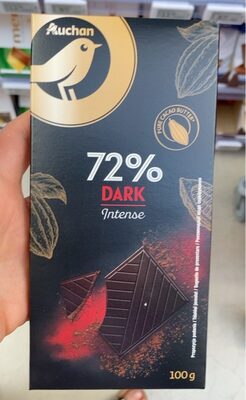 Auchan Dark Chocolate 72% - Product - hu