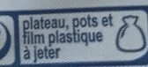 Faisselle fromage blanc - Recycling instructions and/or packaging information - fr