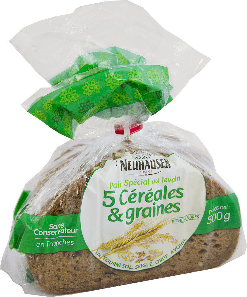 pain spécial aux 5 céréales et graines 500g - Prodotto - fr