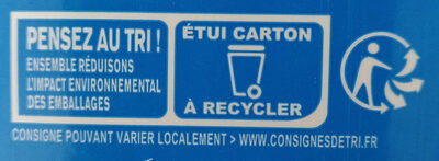 lait - Instruction de recyclage et/ou informations d'emballage
