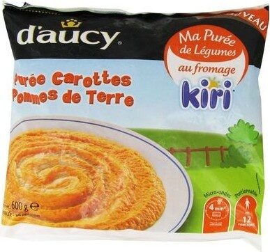 Purée de légumes carottes pommes de terre et fromage Kiri - Produkt - fr
