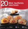 20 Mini feuilletés saucisses - Product