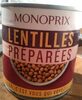 Monoprix Lentilles préparées - Producto