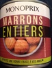 Marrons entiers - Product