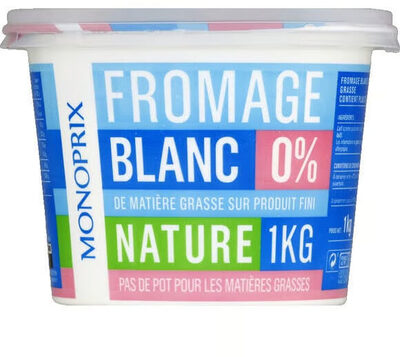 Fromage blanc Nature 0% - Produit