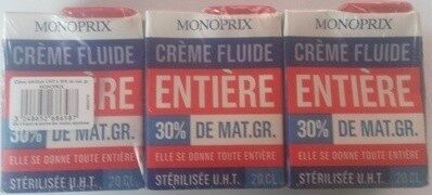 Crème Fluide Entière (30 % MG) - Produit