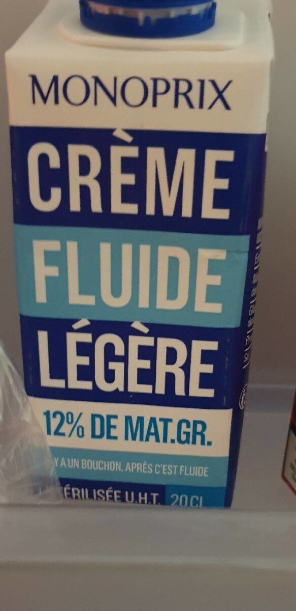 Crème fluide légère 12% - Produit