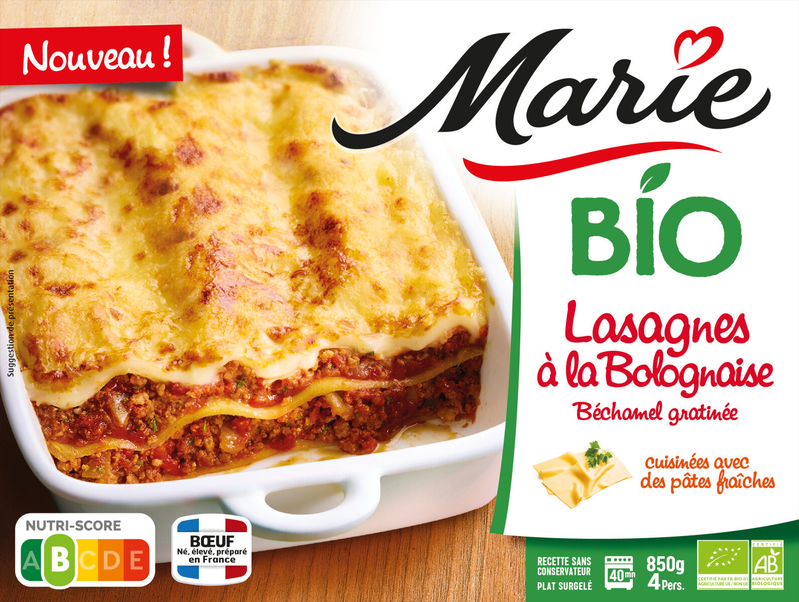 Lasagnes Bolognaises BIO - Produkt - fr
