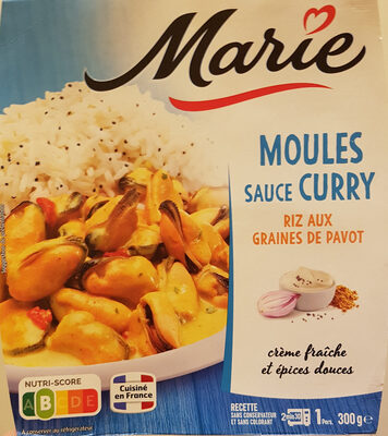 Moules sauce au Curry & riz aux graines de pavot - Produit