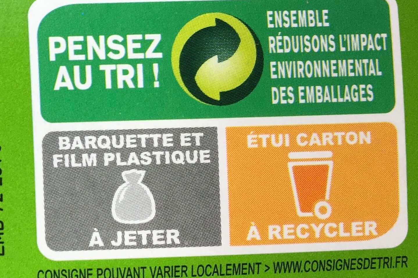 Blanquette de poulet - Instrucciones de reciclaje y/o información de embalaje - fr