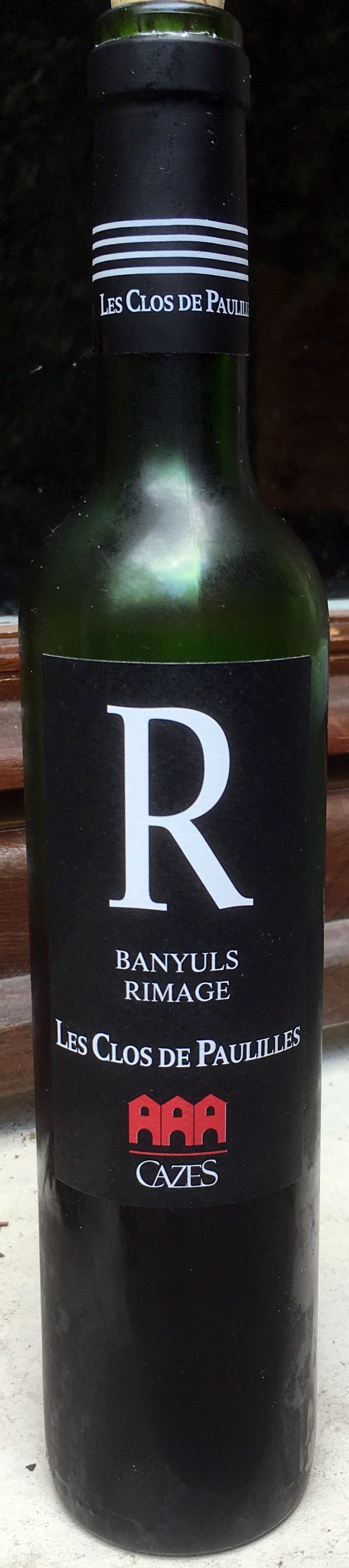 Banyuls - Rimage 2013 - Produkt - fr