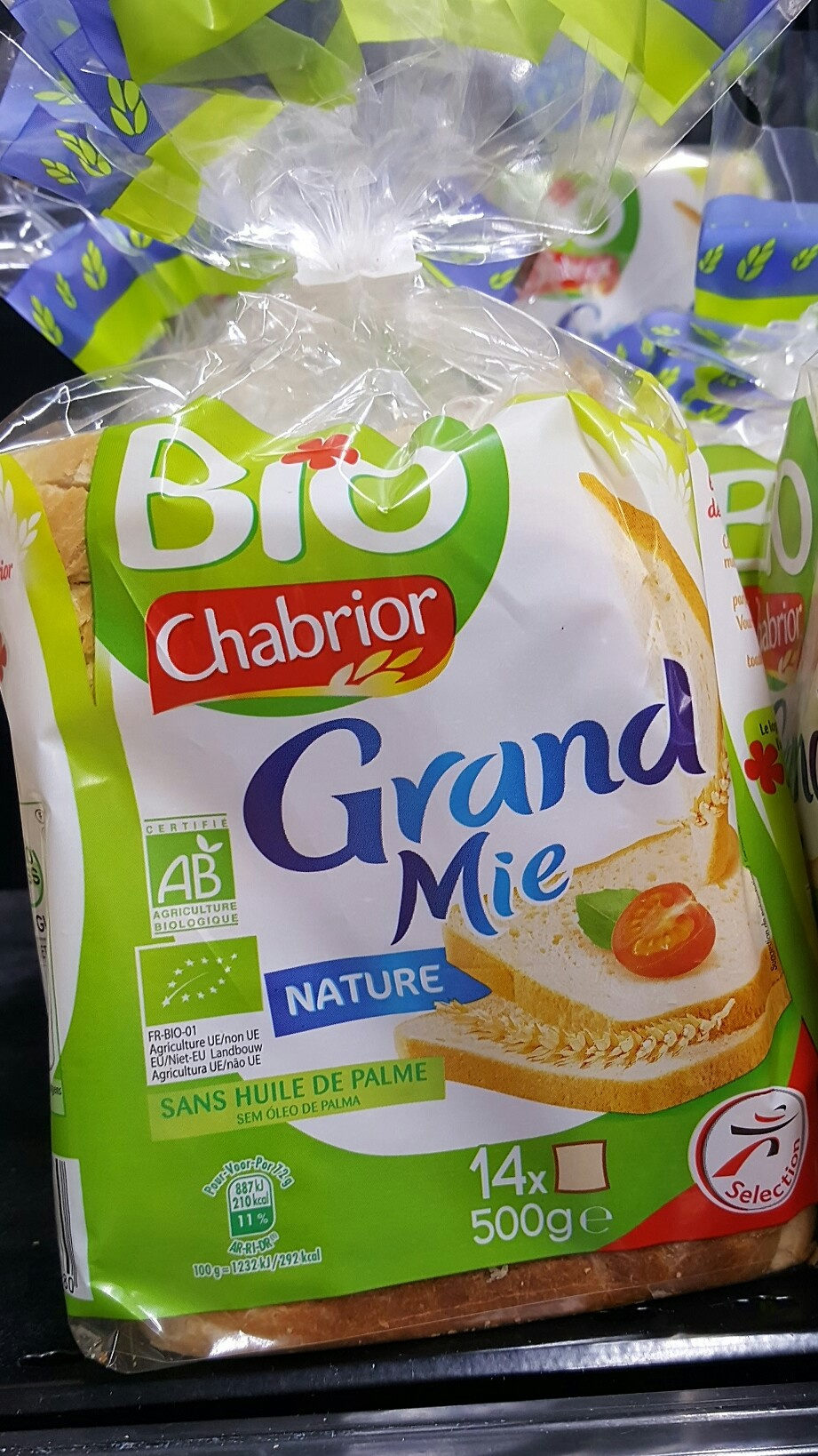 pain de mie Grand Mie Bio - Product - fr