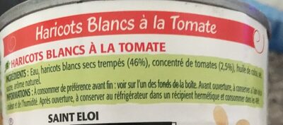 Haricots blancs à la tomate - Ingrédients