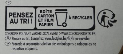Camembert - Recycling instructions and/or packaging information - fr
