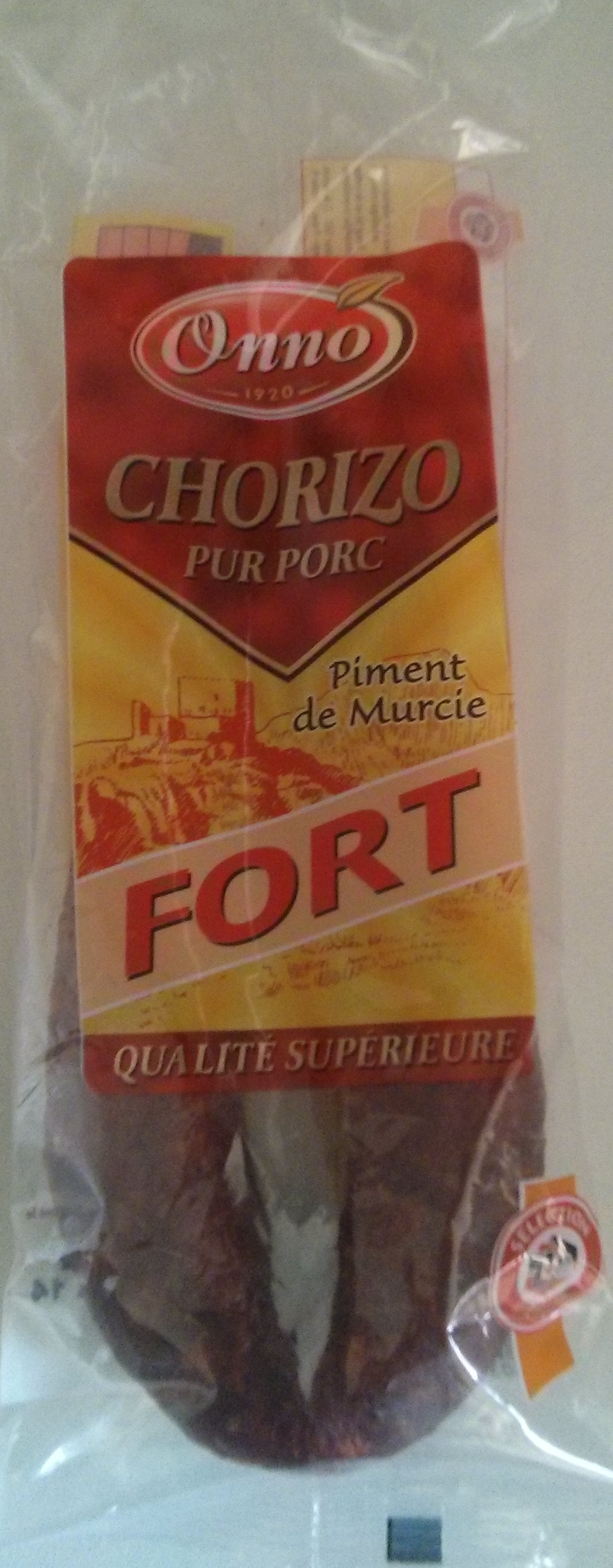Chorizo pur porc Piment de murcie Fort - Product - fr