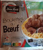 Boulettes au Bœuf - Produit