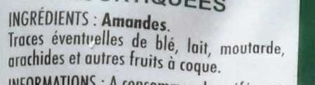 Amandes décortiquées - Ingredients - fr