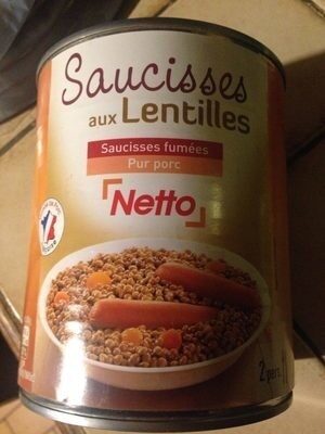 Saucisses Aux Lentilles 840g - Product - fr