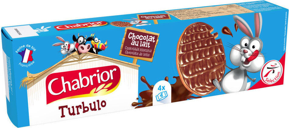 Biscuits turbulo chocolat au lait - Produit