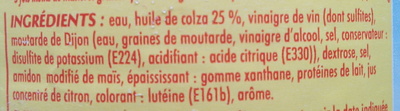 Vinaigrette nature - Ingredienser - fr