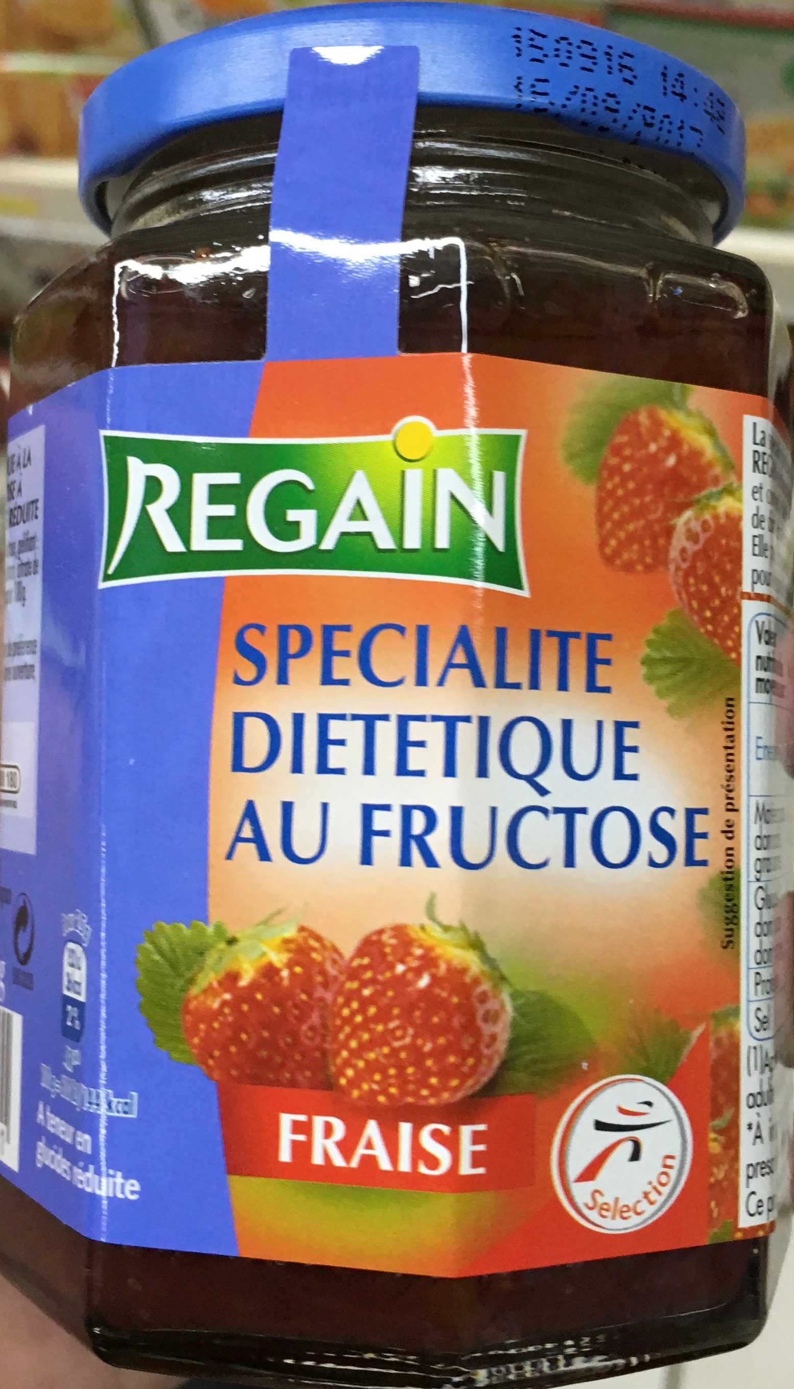 Spécialité Diététique au Fructose Fraise - Produit