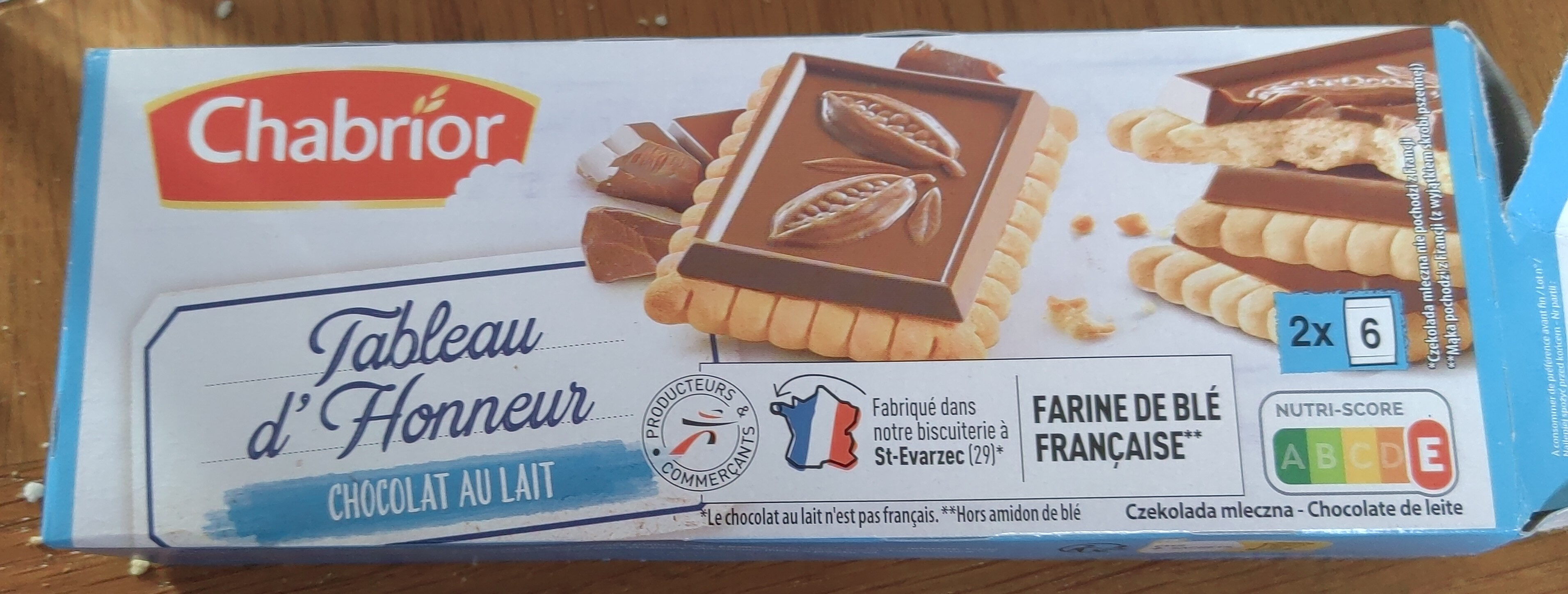 Biscuits tableau d'honneur chocolat au lait - Produit