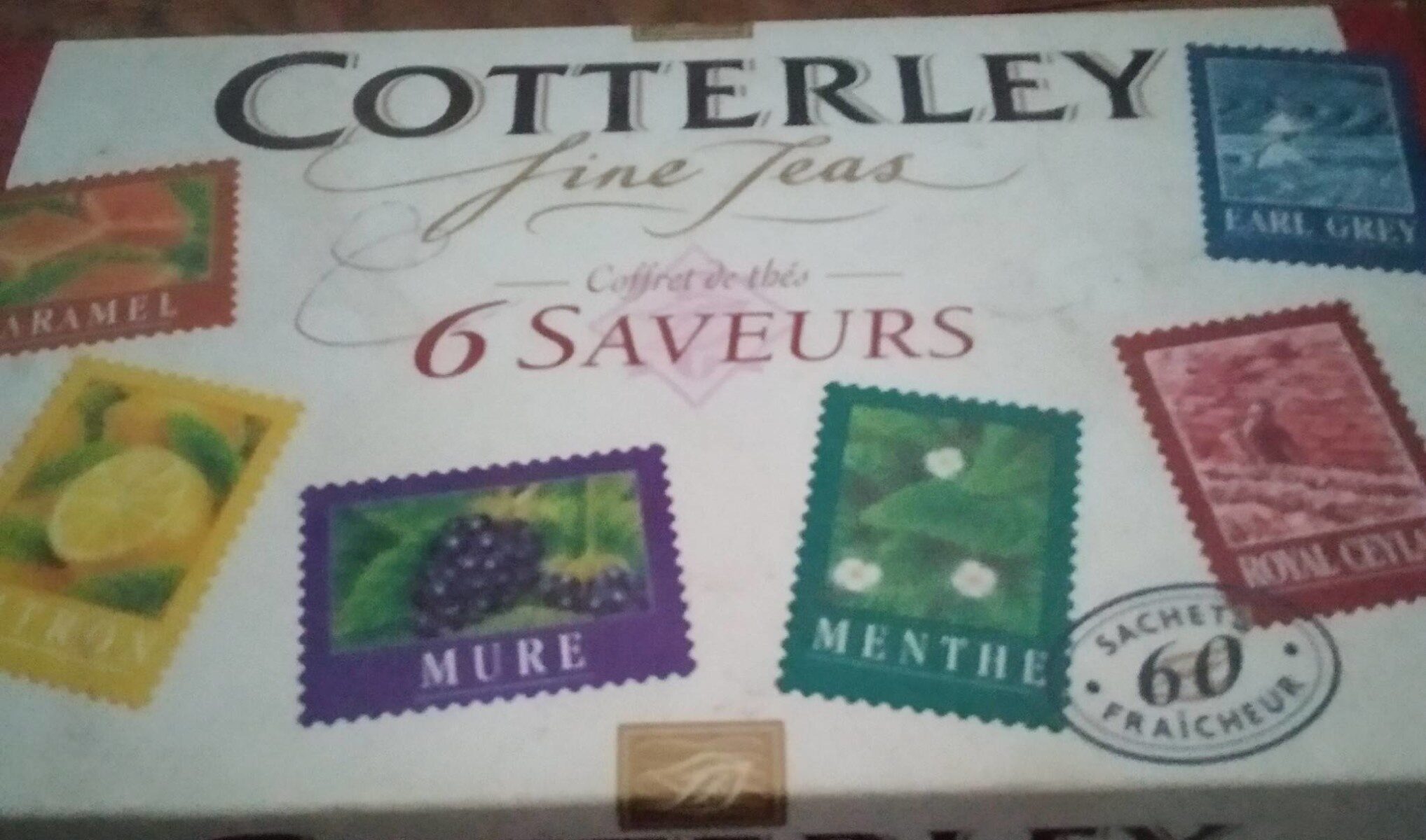 Cotterley Fine Teaser Coffret de thé 6 saveurs - Produit