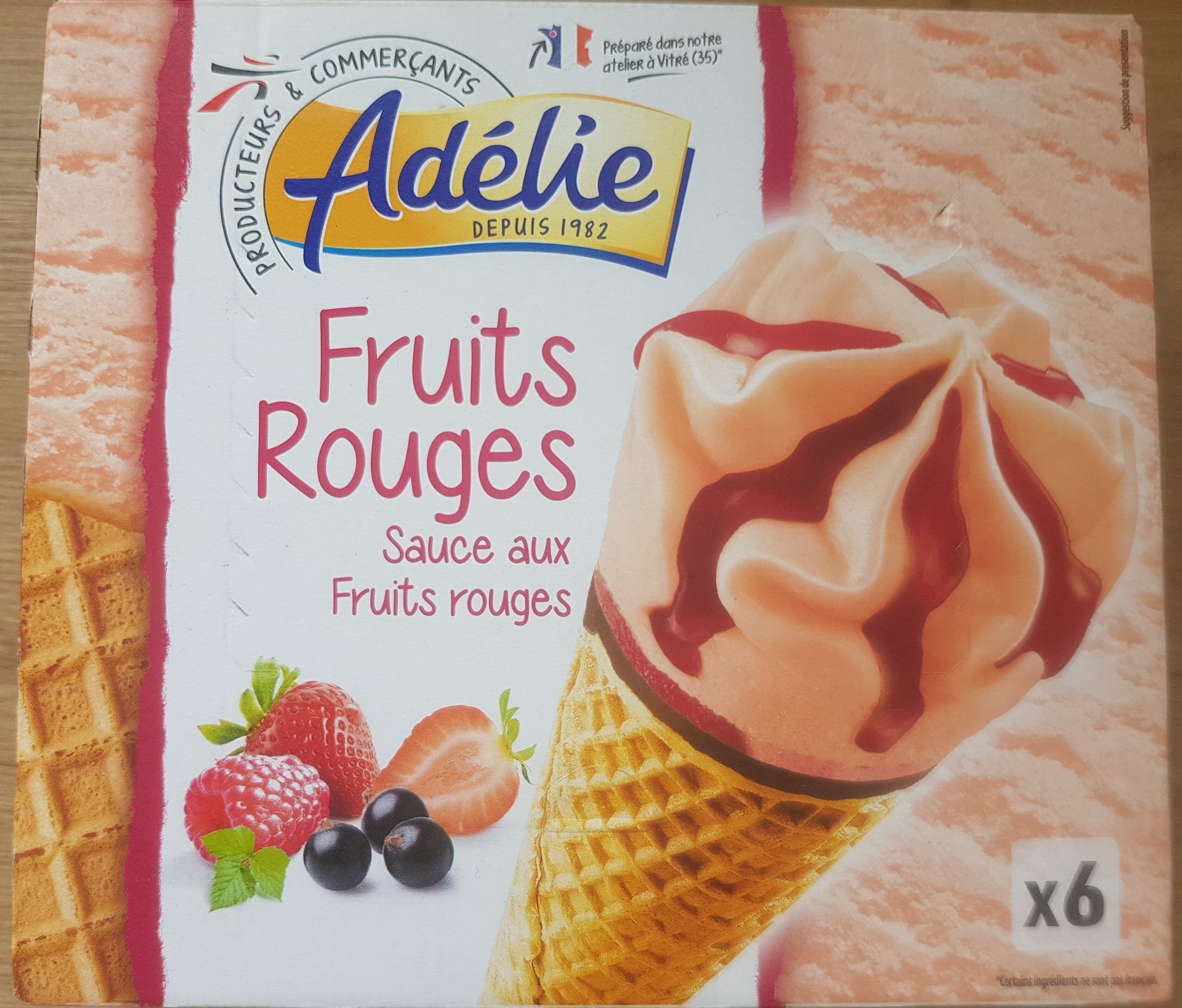 Cônes Fruits Rouges - Produit