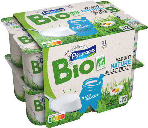 Yaourts nature au lait entier bio - Product - fr