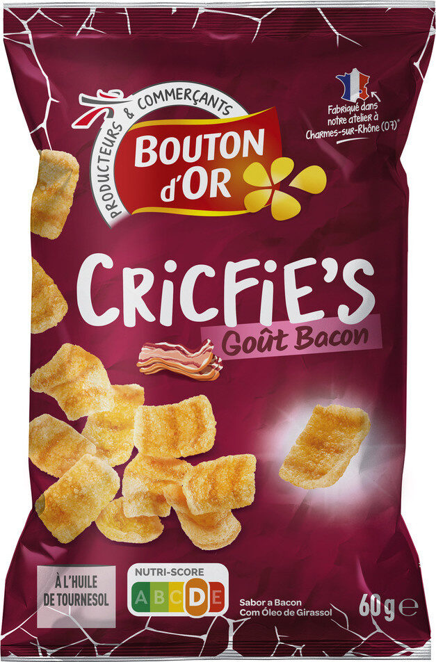 Biscuits apéritifs criftie's goût bacon - Product - fr