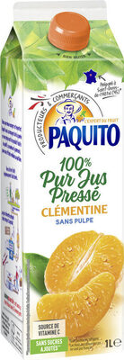 100% Pur Jus pressé Clémentine sans pulpe - Product - fr