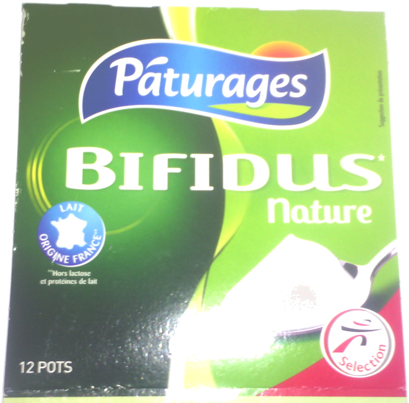 Bifidus nature (12 Pots) - Produit