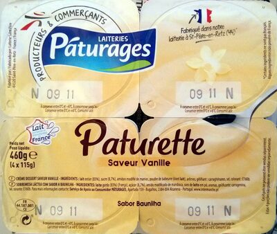 Paturette Saveur Vanille - نتاج - fr