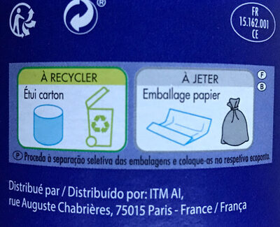 Fromage le bleu - Instruction de recyclage et/ou informations d'emballage