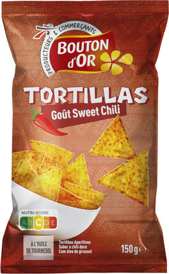 Tortilla chips goût sweet chili - Produit