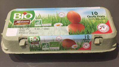10 œufs frais bio - Product - fr