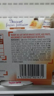 Yaourt façon pâtissier - Ingredients - fr