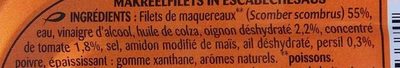 Filets de maquereaux à l'escabèche - Ingredients - fr