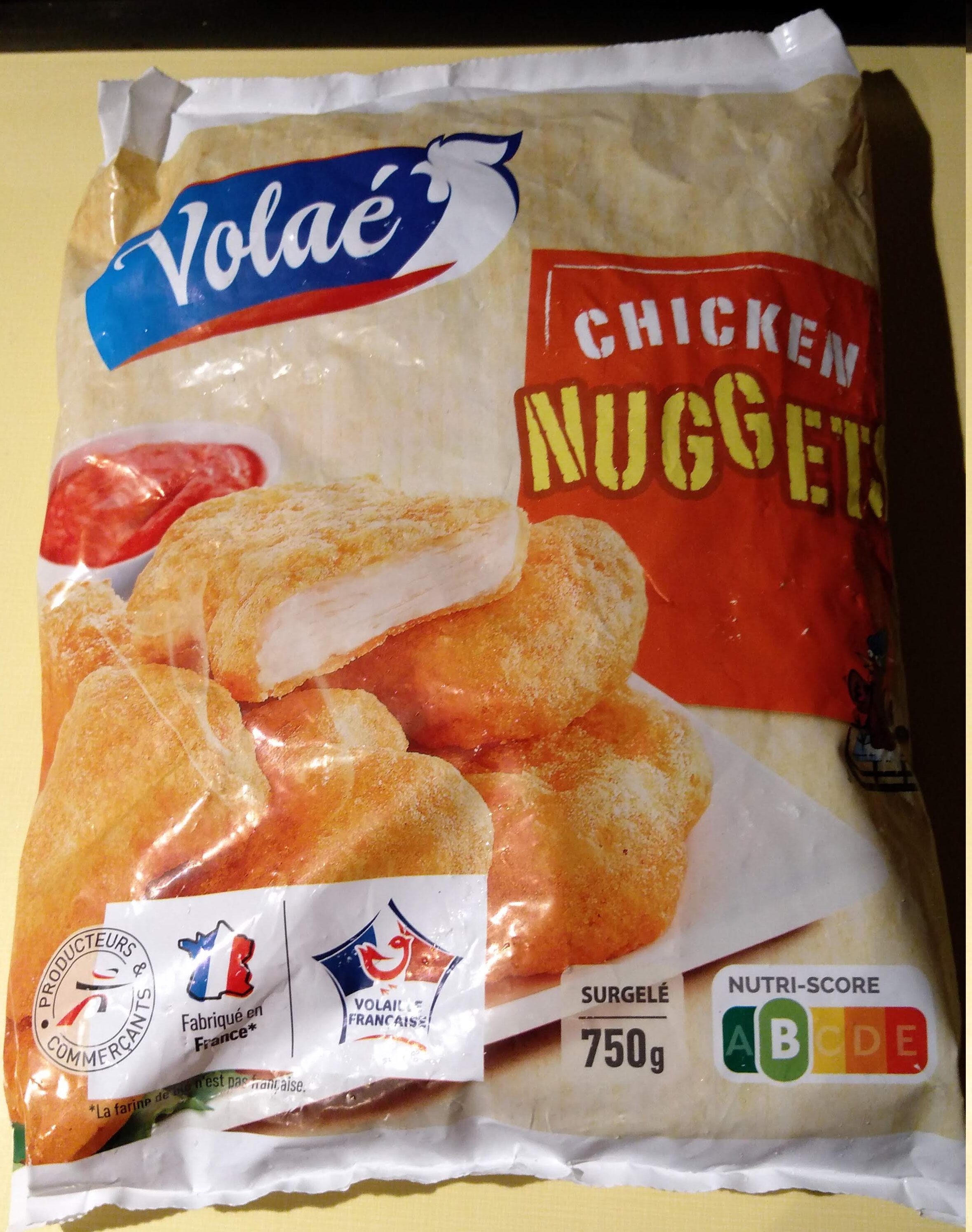 Chicken Nuggets - Instruction de recyclage et/ou informations d'emballage