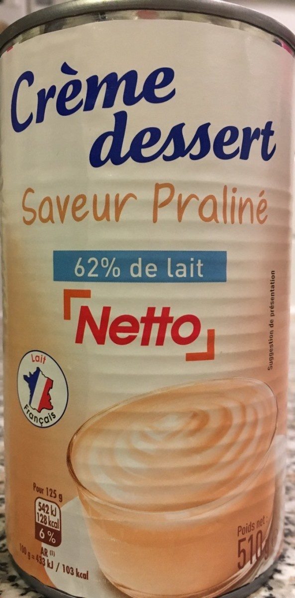 Crème Dessert Netto Praline - Produit