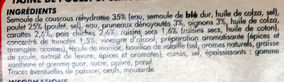 Tajine de poulet - Ingredients - fr