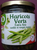 Haricots Verts Extra fins cueillis et rangés mains Bio - Produkt