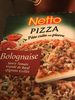 Netto Pizza Cuite Sur Pierre Bolognaise Surgele - نتاج