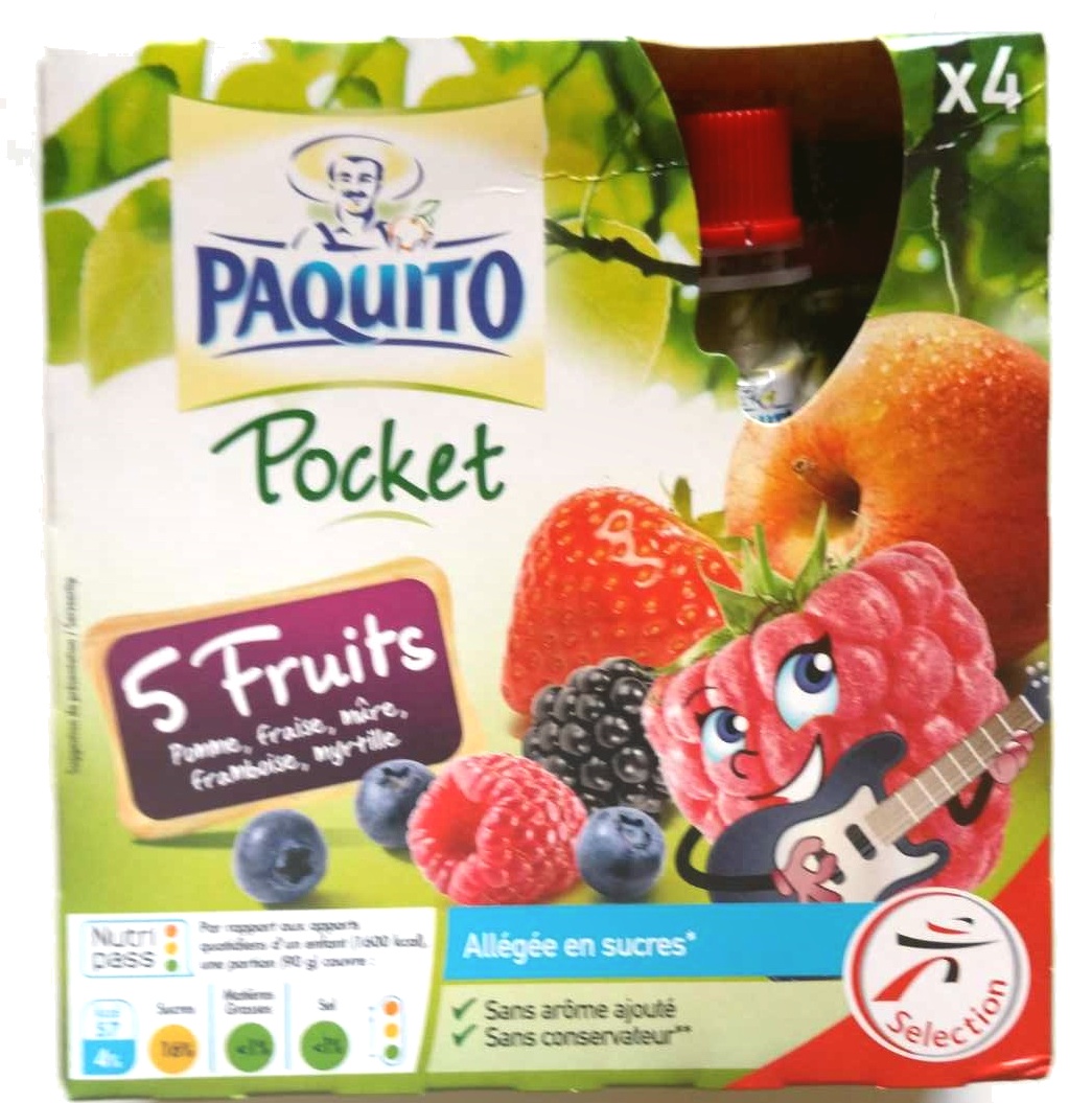 Pocket 5 Fruits - Produit