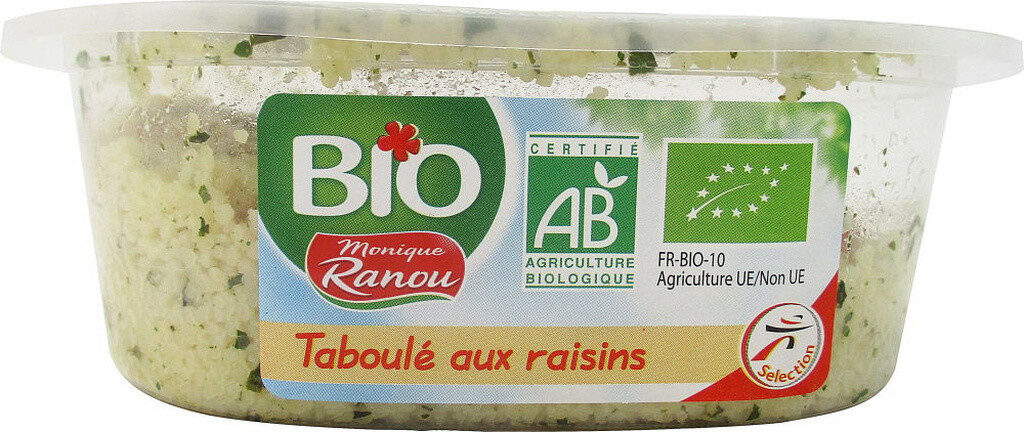 Taboulé aux raisins bio - Produkt - fr