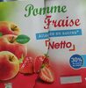 Dessert de fruits pomme fraise - Product