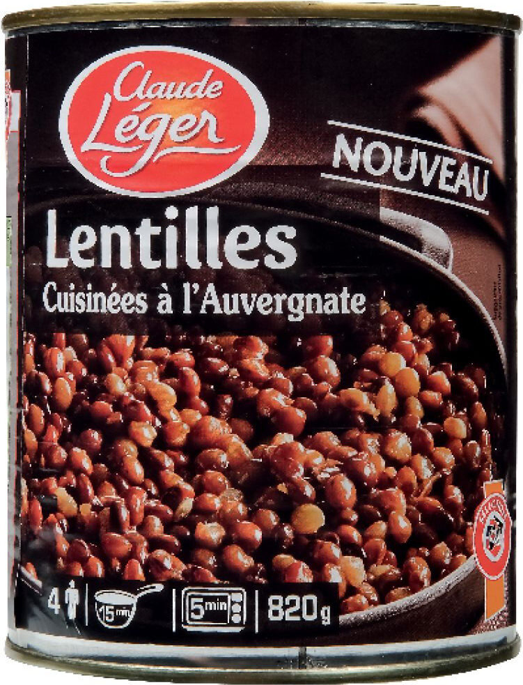 Lentilles Cuisinées à l'auvergnate - Product - fr