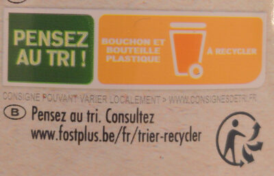 Pur jus d'orange avec pulpe bio - Instrucciones de reciclaje y/o información de embalaje - fr